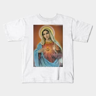 the virgin mary Kids T-Shirt